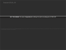 Tablet Screenshot of bazarclick.ch